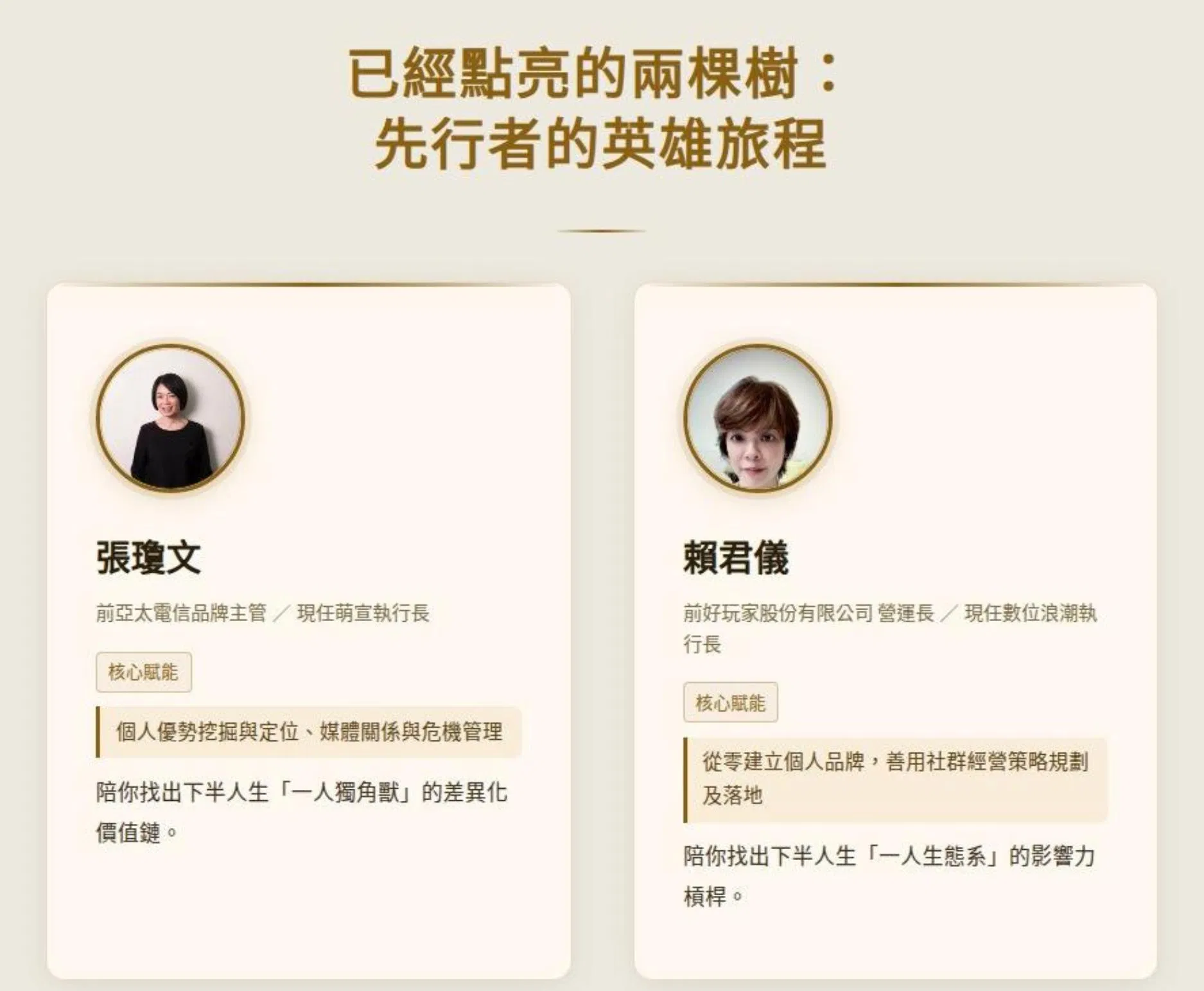 富玩家顧問實踐營是熟齡創業一人公司起點