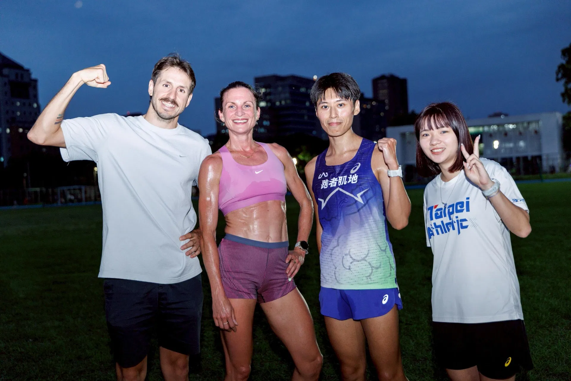 鄧新詮與 奧運選手Alice Finot
