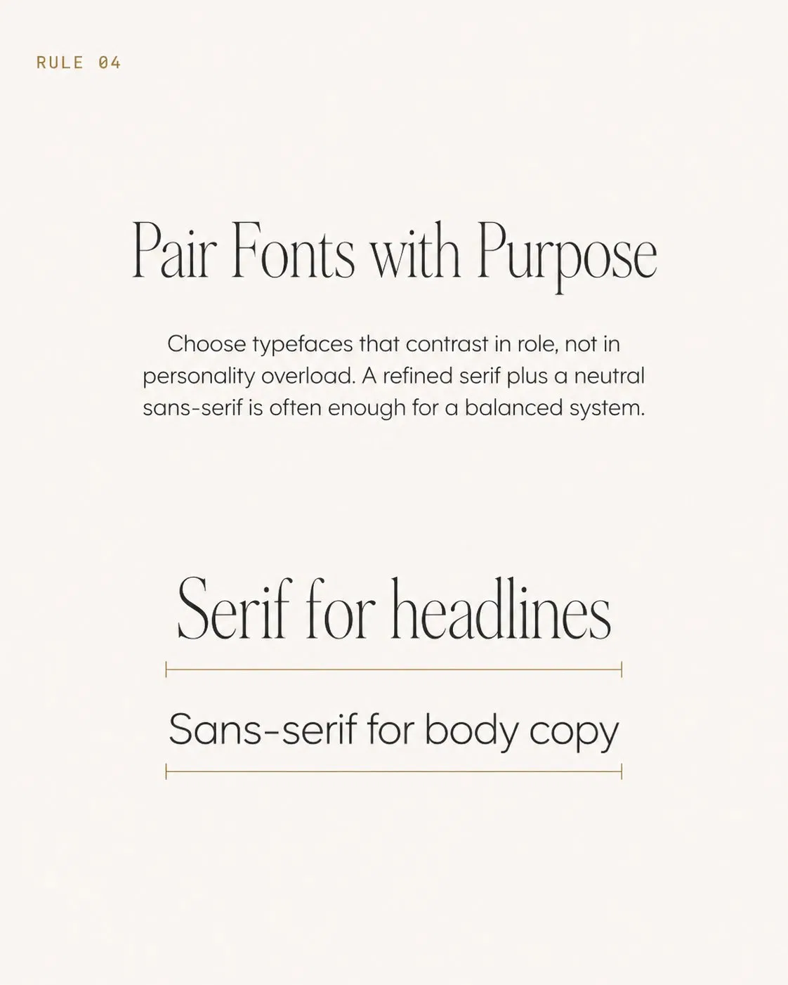 PROMPT 06 實測 Panel 1：5 Typography Rules 封面