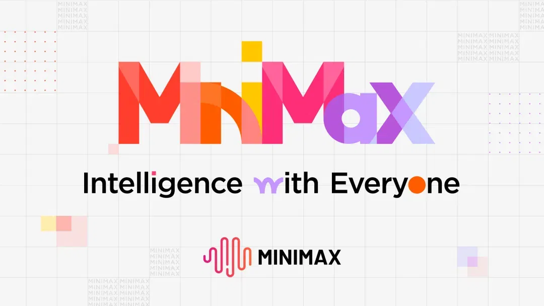 MiniMax Audio 網頁版線上操作介面,左側輸入文字、右側選擇語音與參數
