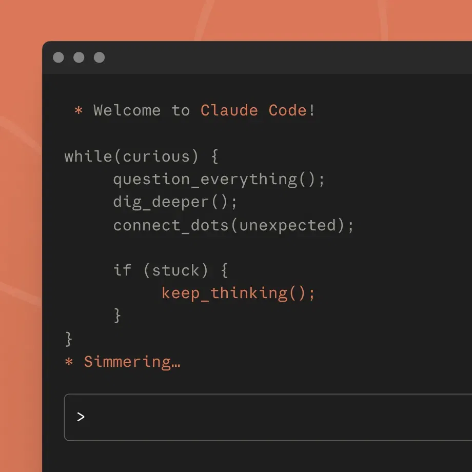 Claude Code 在終端機啟動畫面,顯示 Welcome to Claude Code 與輸入提示