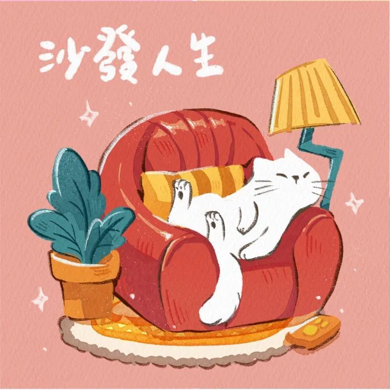 沙發人生貓咪