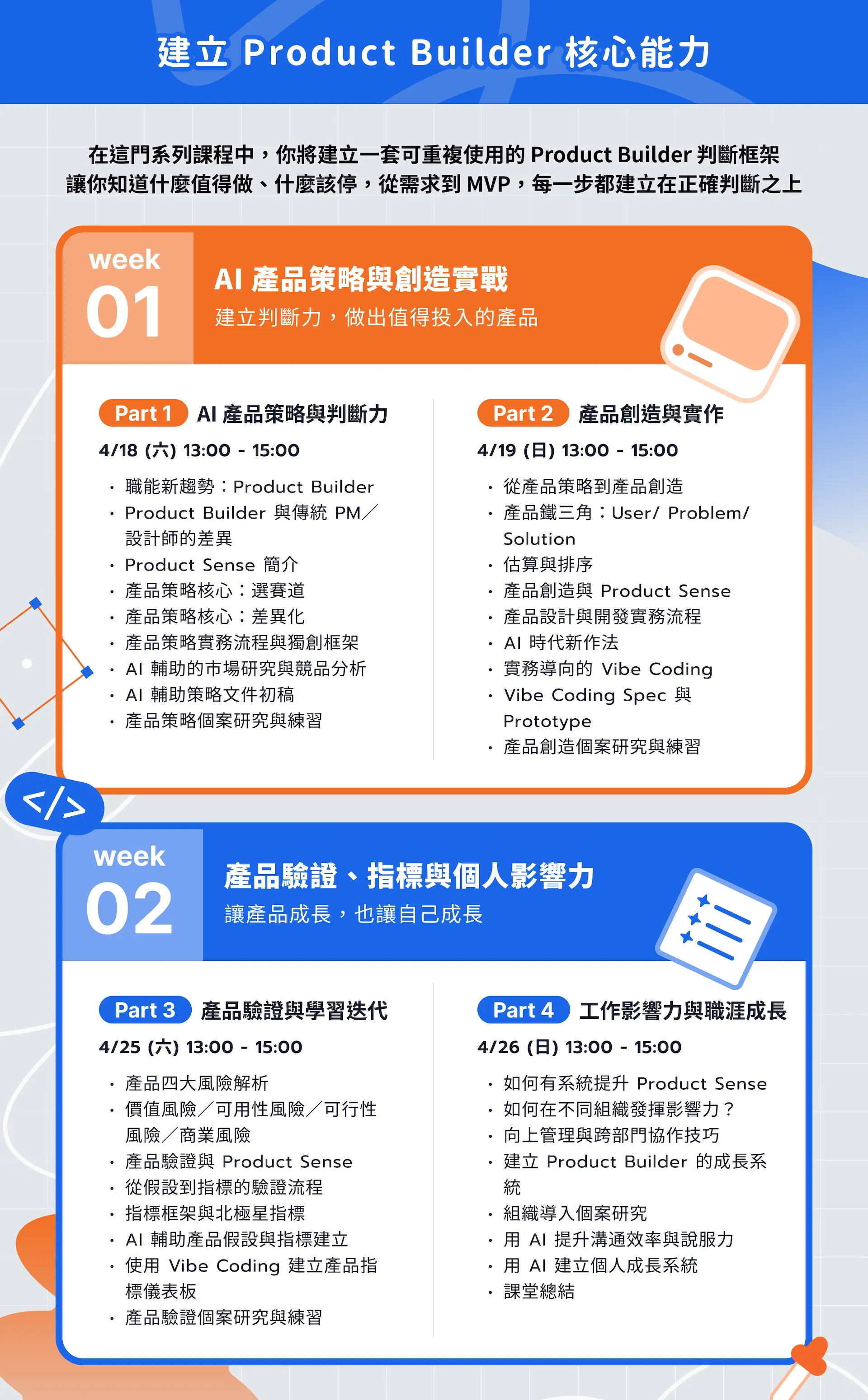AI 工具與 Vibe Coding 在產品開發中的應用 Product Builder 課程