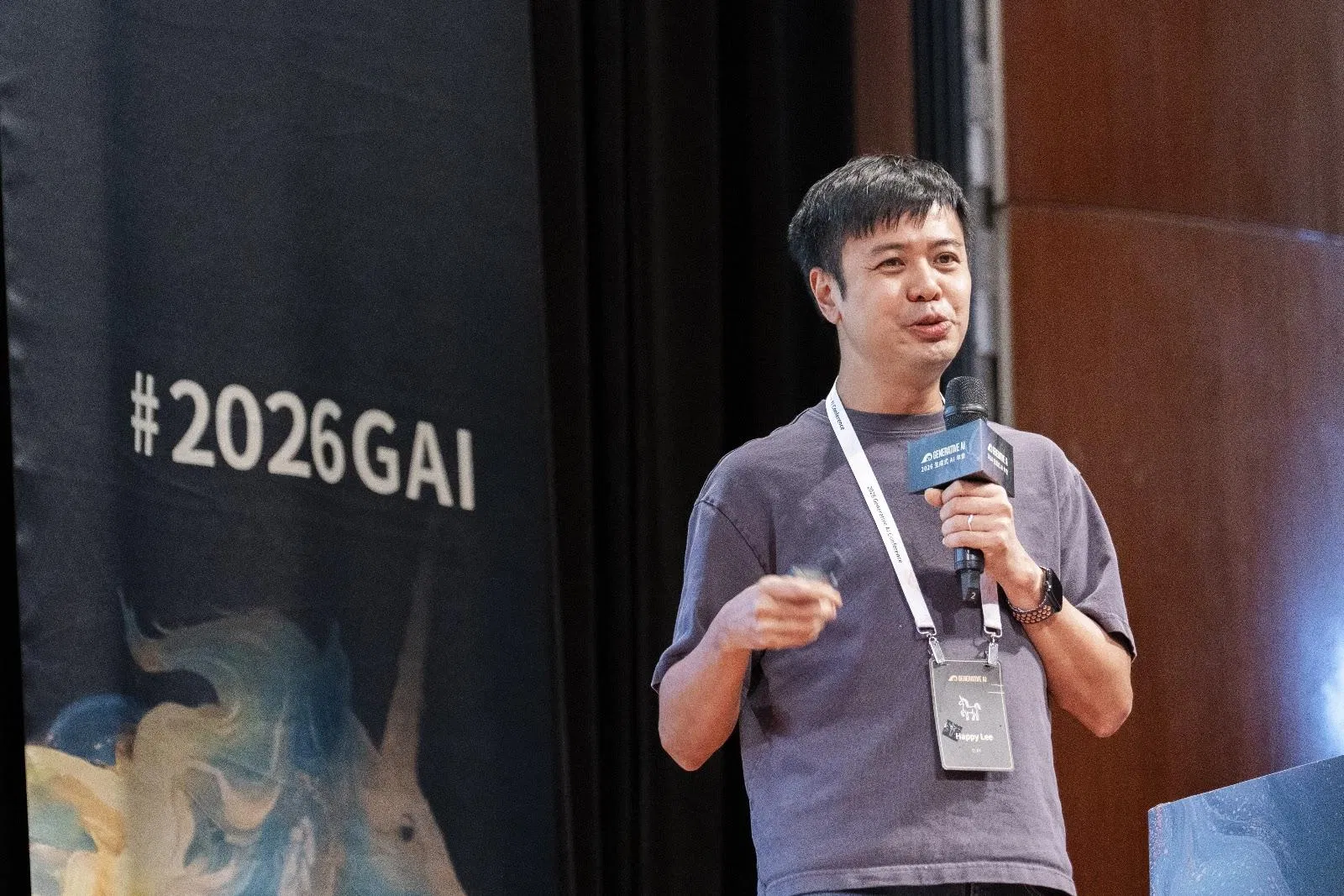 李昆謀 Happy於 2026 Generative AI 年會現場分享