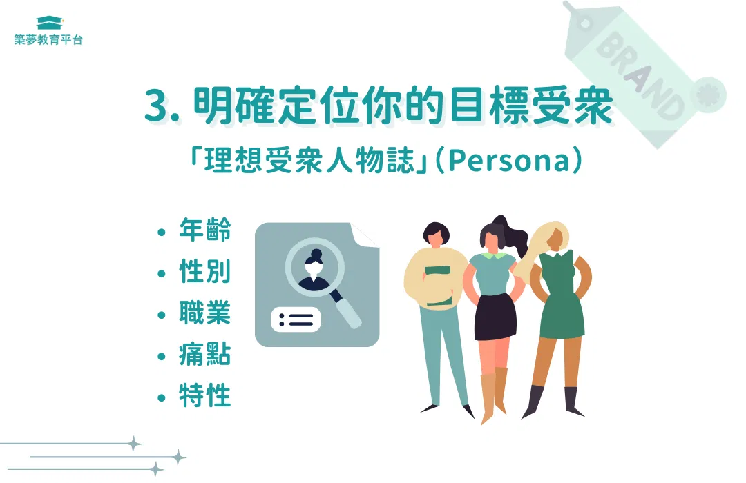 明確定位你的品牌目標受眾