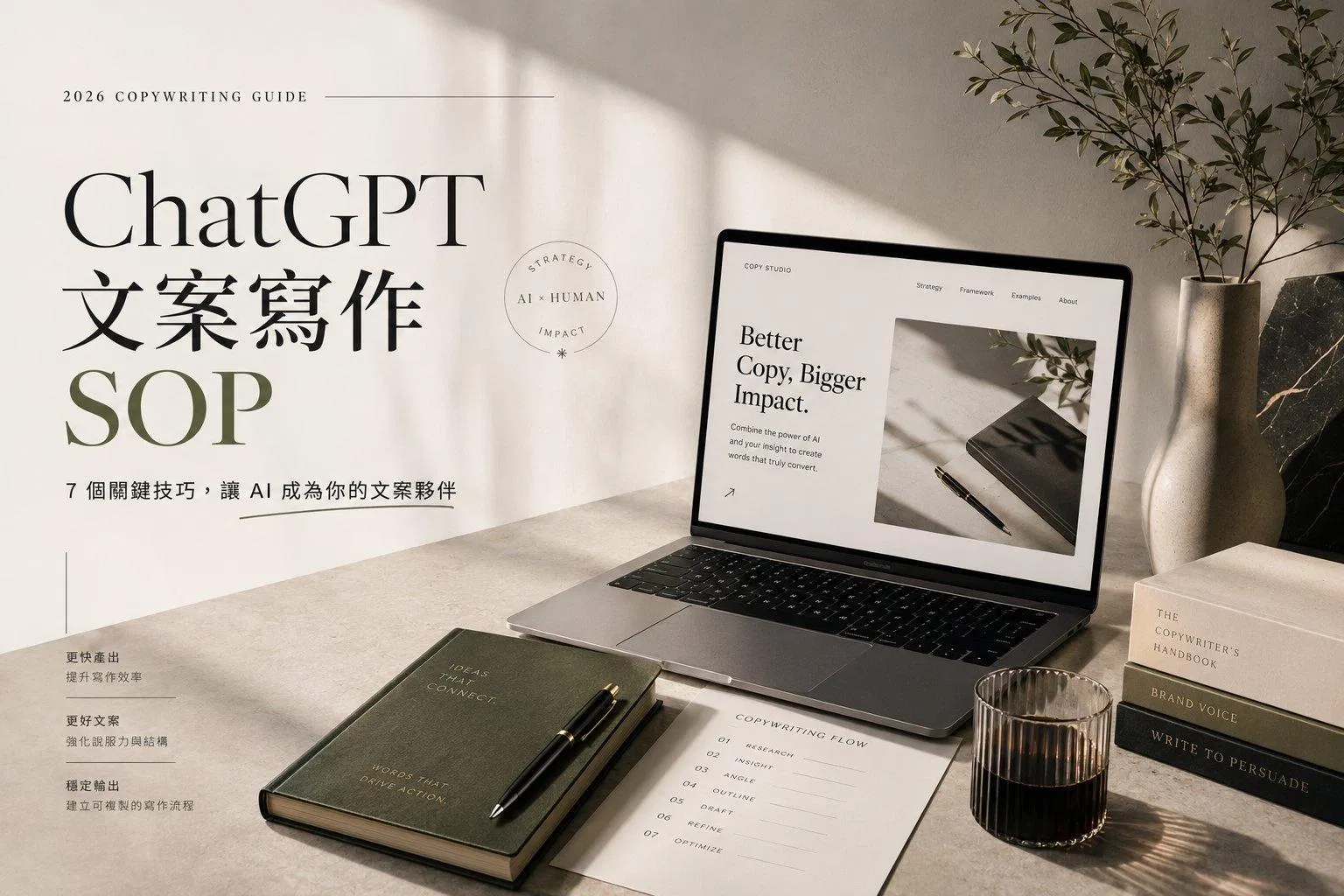 ChatGPT 文案產出 SOP:寫得像人不像 AI 的 7 個技巧