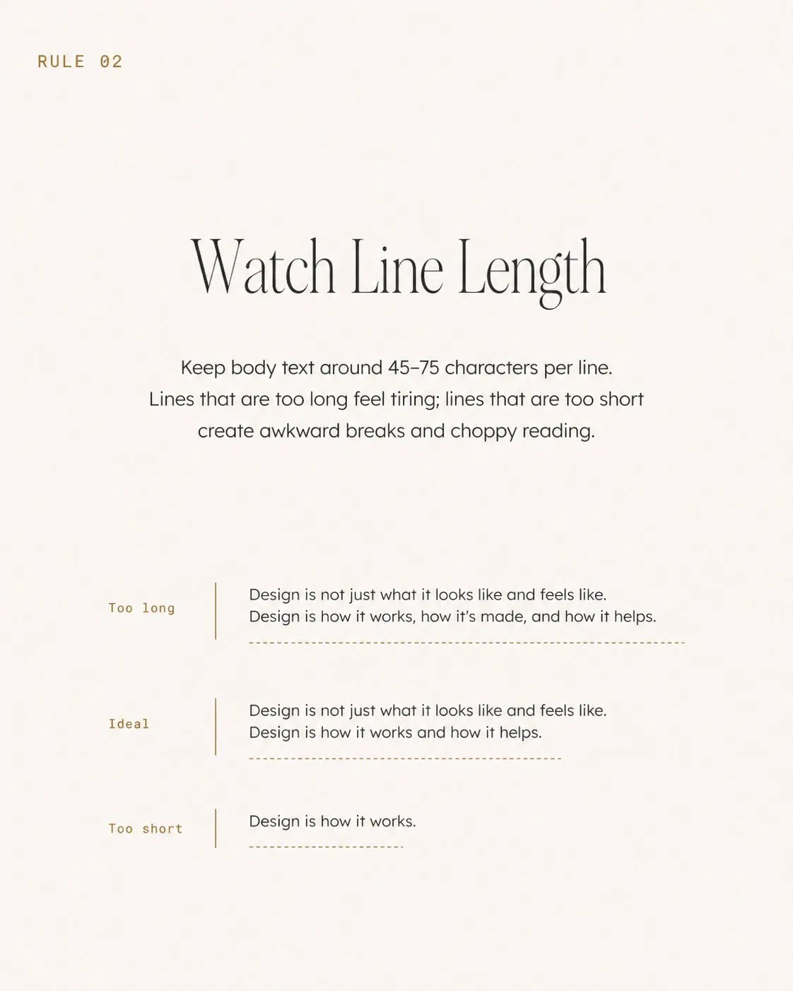 PROMPT 06 實測 Panel 3：RULE 02 Watch Line Length