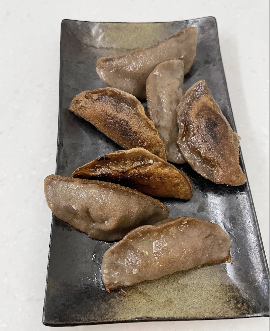 今天做了蕎麥米餃子，味道挺好！