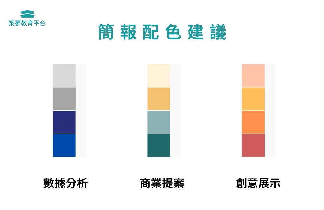 簡報配色建議