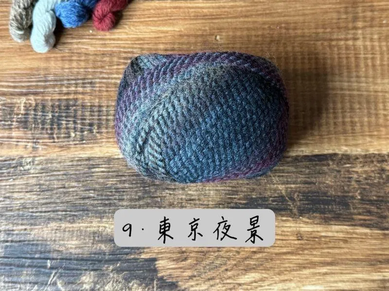 isk-022 日本秋冬蓓蕾帽｜超值影音材料包 - 超優惠❗線上課程＋編織材料包（09東京夜景）