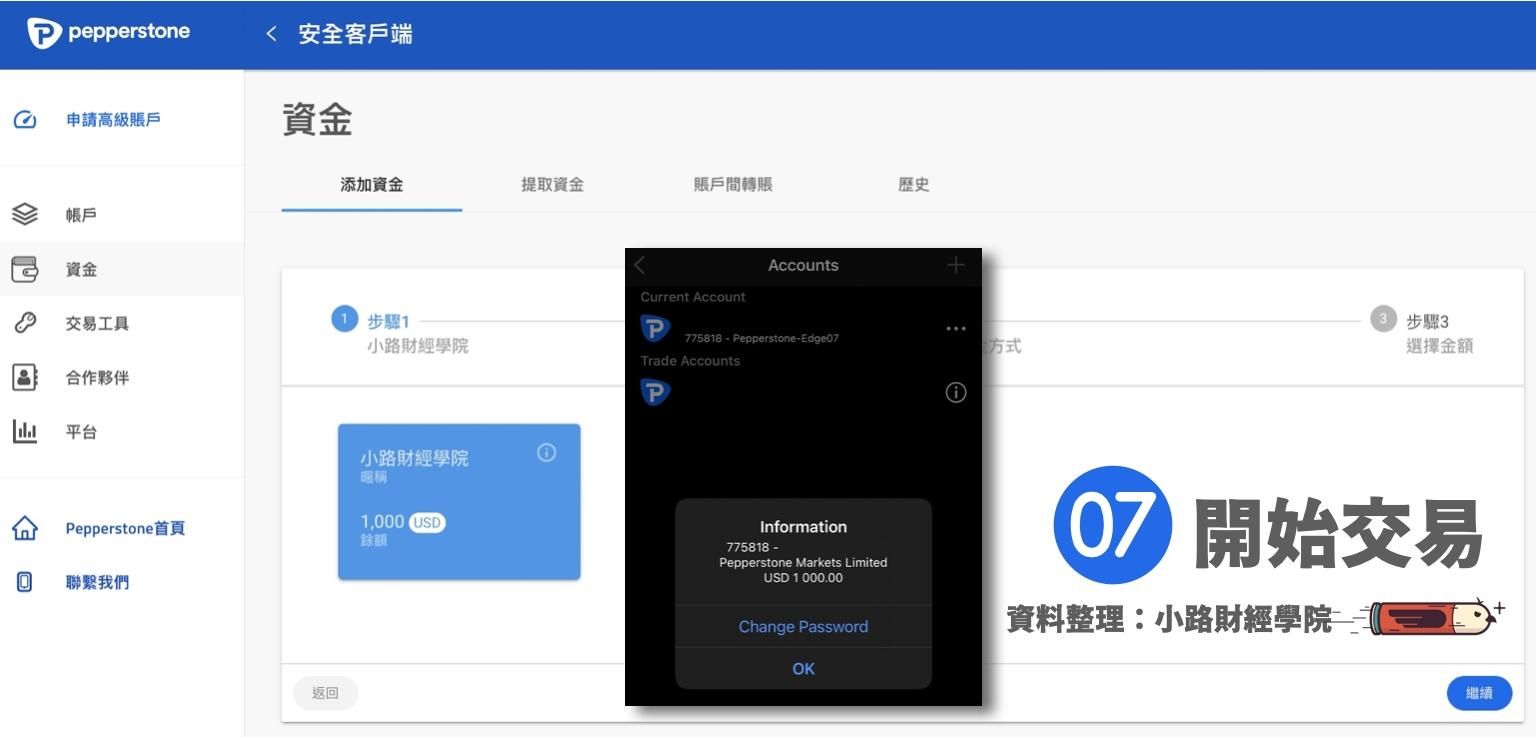 2025 Pepperstone入金教學，信用卡完整圖解流程- Forexify 外匯交易指南