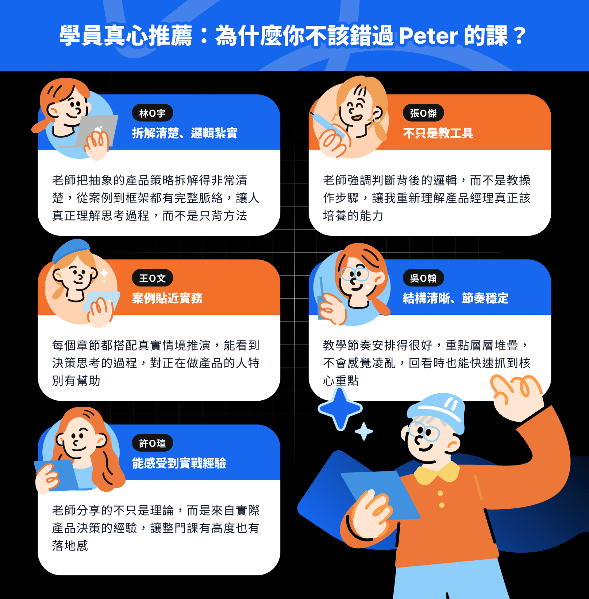 Product Builder 課程｜學員真心推薦，為何你不該錯過 Peter 的課