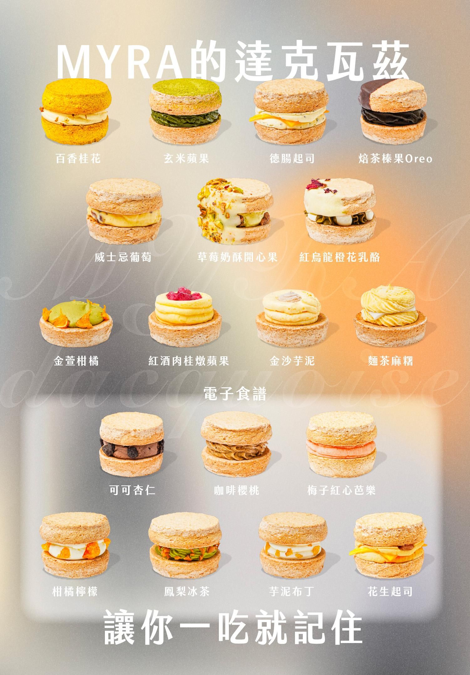 myra達克瓦茲_全口味一覽表