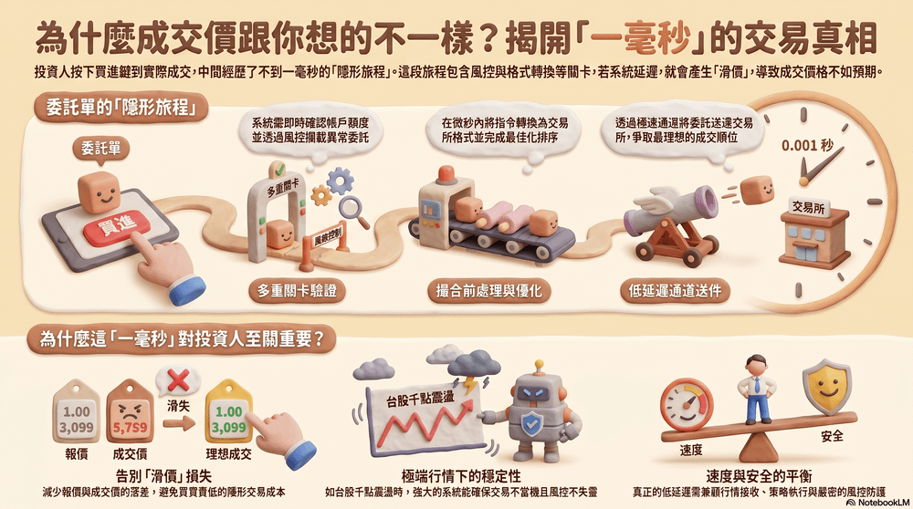 凱衛資訊_滑價_下單的股價，為什麼不一定是成交價？關鍵藏在這一毫秒