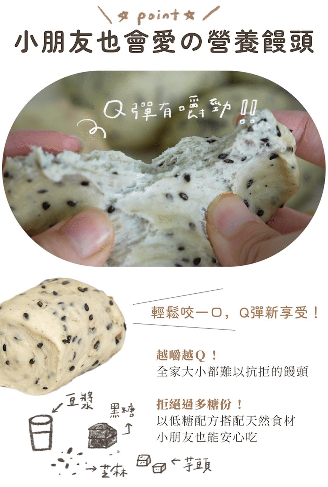 小朋友也愛的營養饅頭