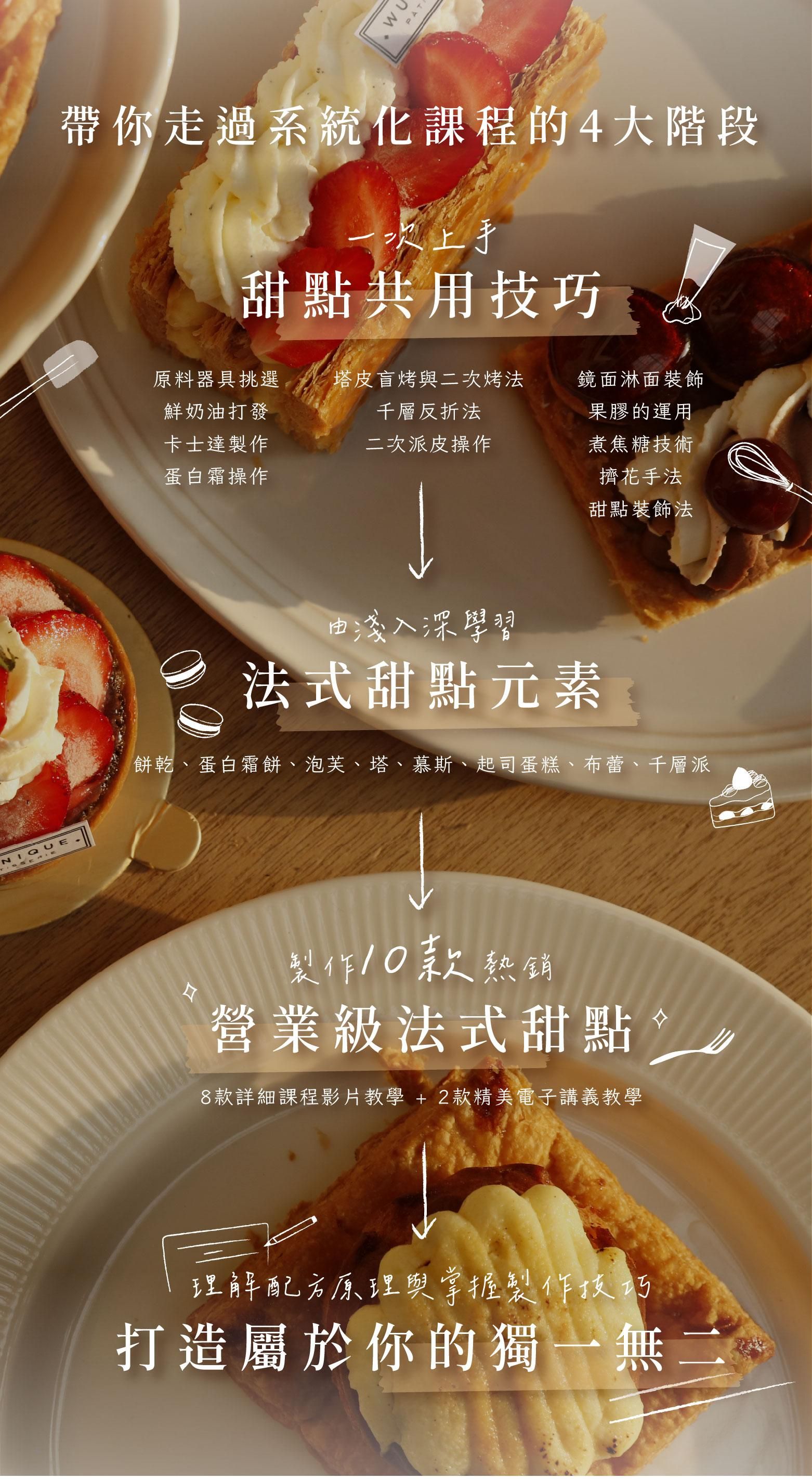 打造專屬法式甜點