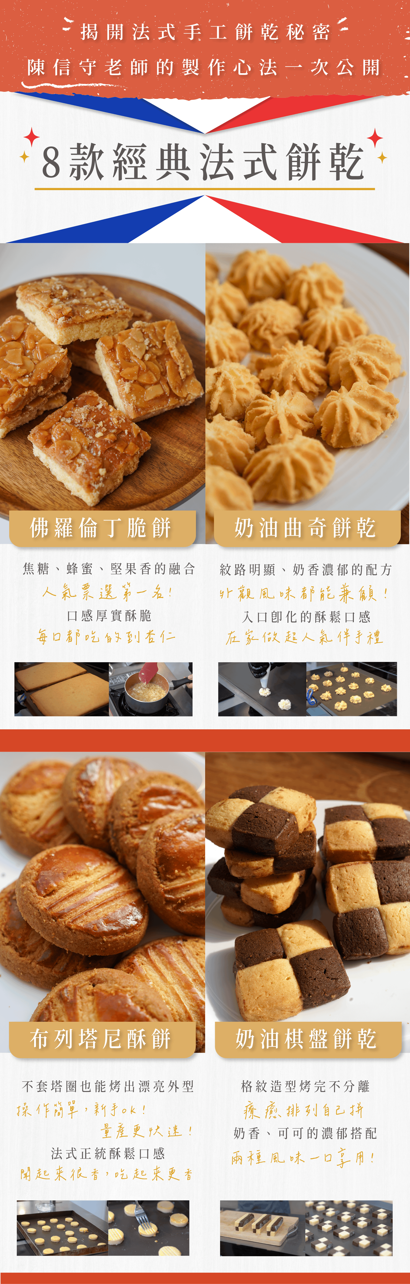 脆餅曲奇布列塔尼棋盤