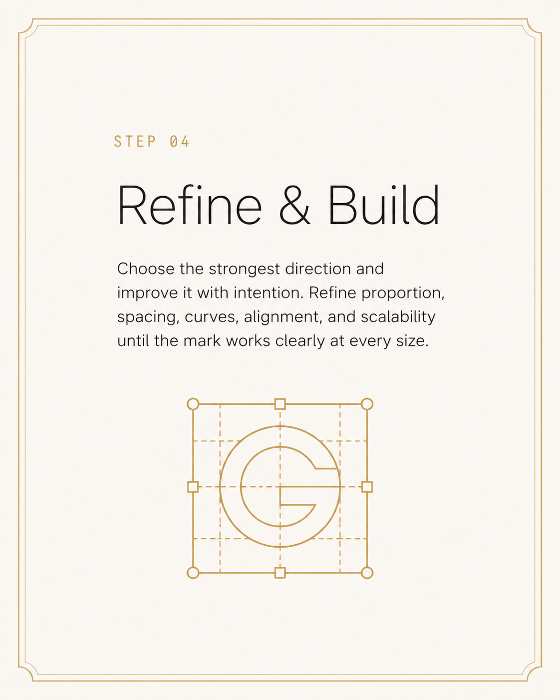 PROMPT 09 實測 Panel 5:STEP 04 Refine & Build