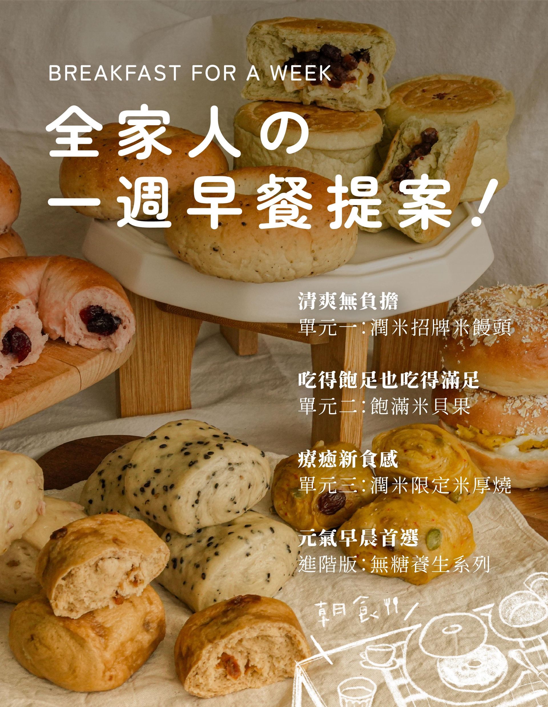 潤米一週早餐提案