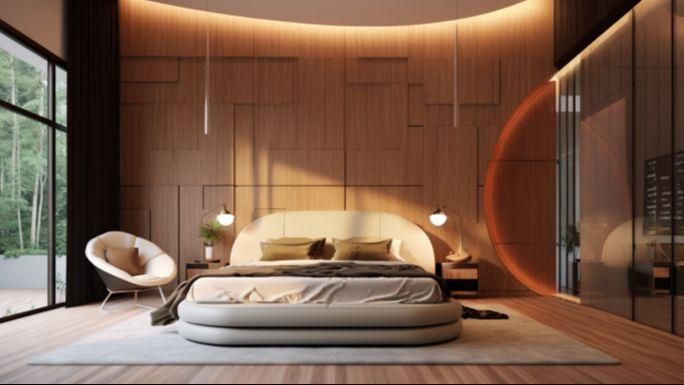 Bauhaus現代室內設計圖像 - Midjourney提示詞