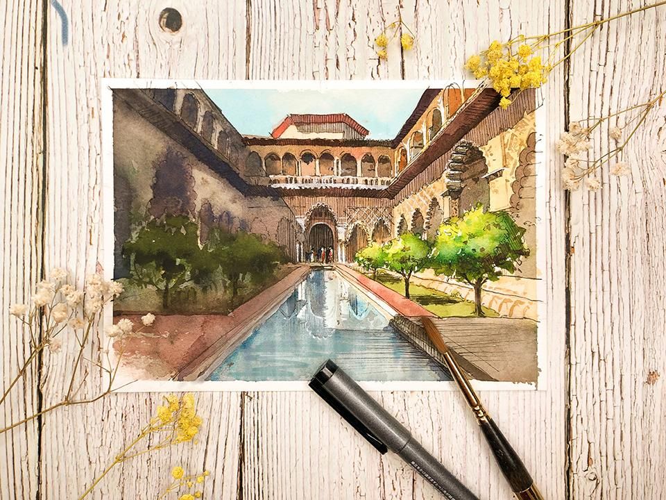 【西班牙皇宮】建築速寫