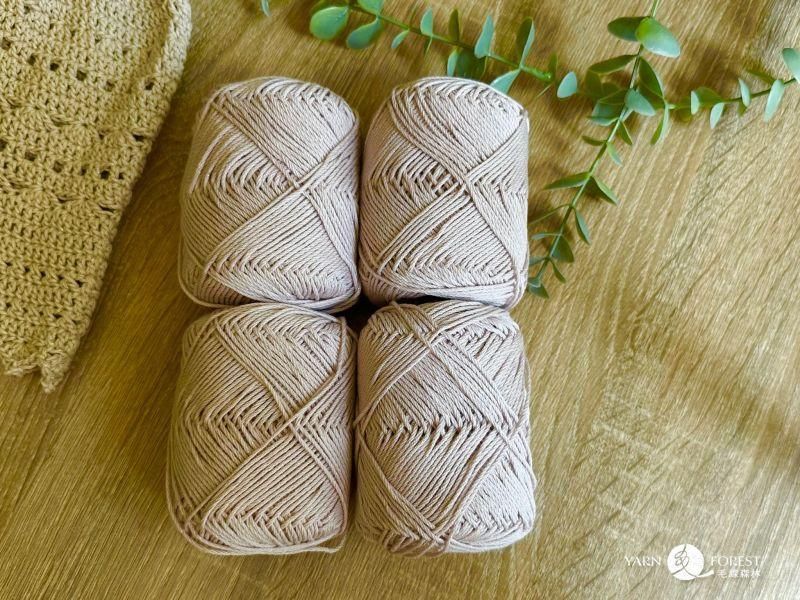 isk-017 晶亮棉漁夫帽|超值影音材料包 - 超優惠❗線上課程+編織材料包(淺紫)