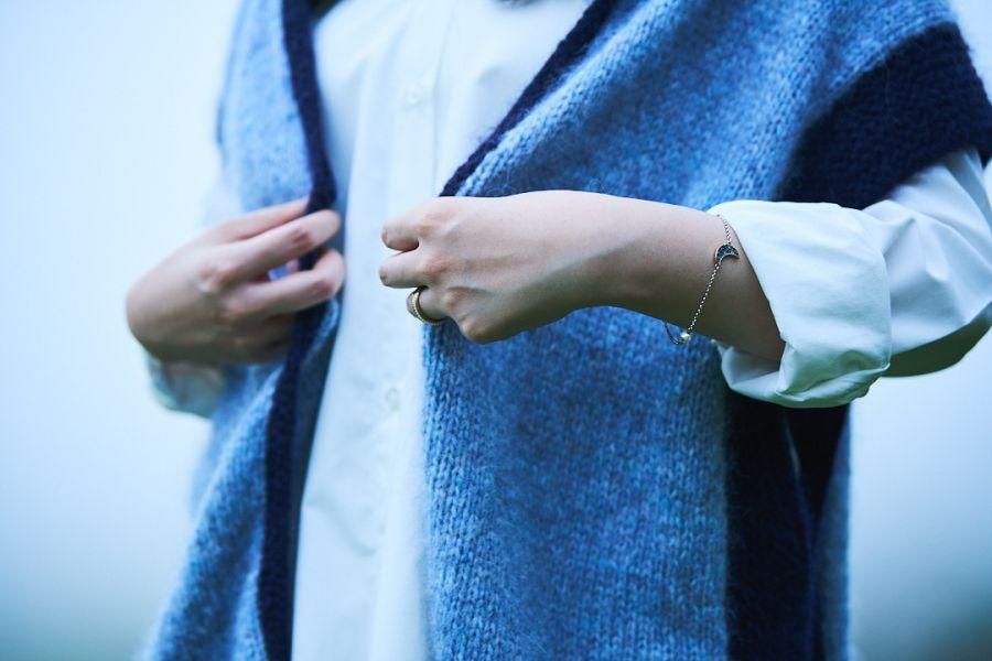 isk-036 山嵐霧語|棒針連帽斗篷式背心|超值影音材料包 - (預購,1月底出貨)棒針連帽斗篷式背心|線上課程+編織材料包