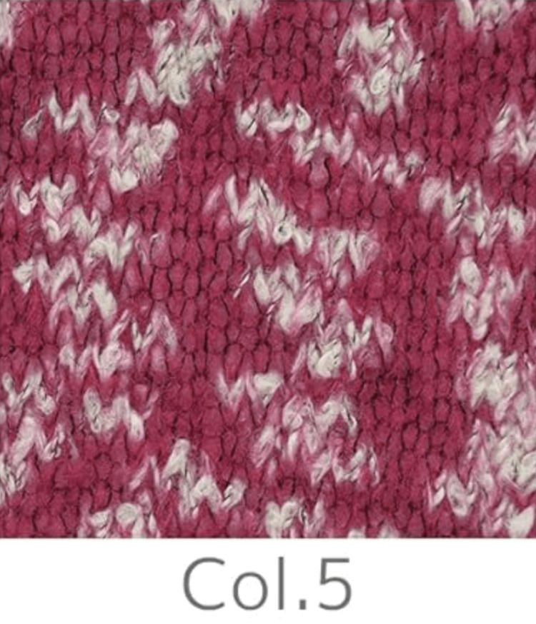 isk-009 かぎ針編む 雪のスヌード 雪花短圍巾｜超值影音材料包 - 色號05｜線上課程＋編織材料包