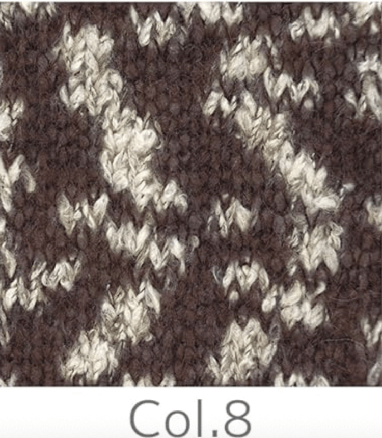 isk-009 かぎ針編む 雪のスヌード 雪花短圍巾｜超值影音材料包 - 色號08｜線上課程＋編織材料包