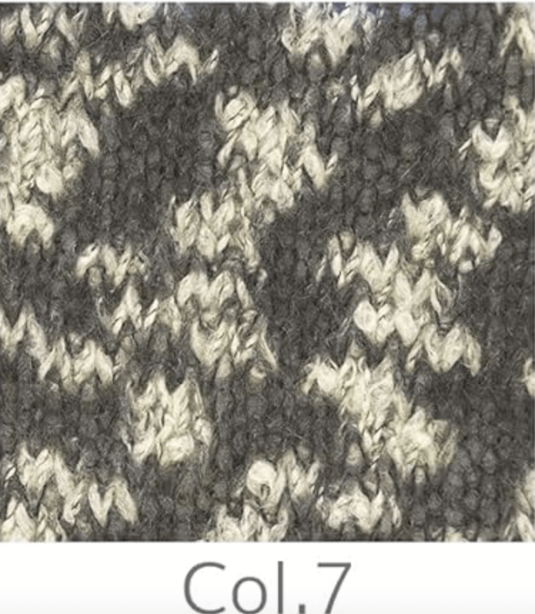 isk-009 かぎ針編む 雪のスヌード 雪花短圍巾｜超值影音材料包 - 色號07｜線上課程＋編織材料包