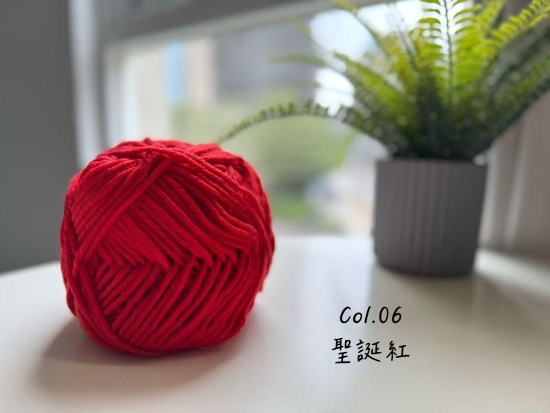 isk-021 今年秋冬我的第一條鉤針圍巾｜超值影音材料包 - 超優惠❗線上課程＋編織材料包（聖誕紅）