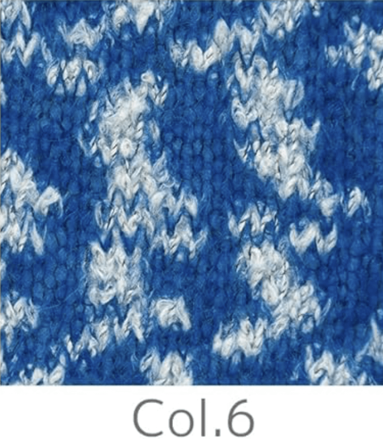 isk-009 かぎ針編む 雪のスヌード 雪花短圍巾｜超值影音材料包 - 色號06｜線上課程＋編織材料包