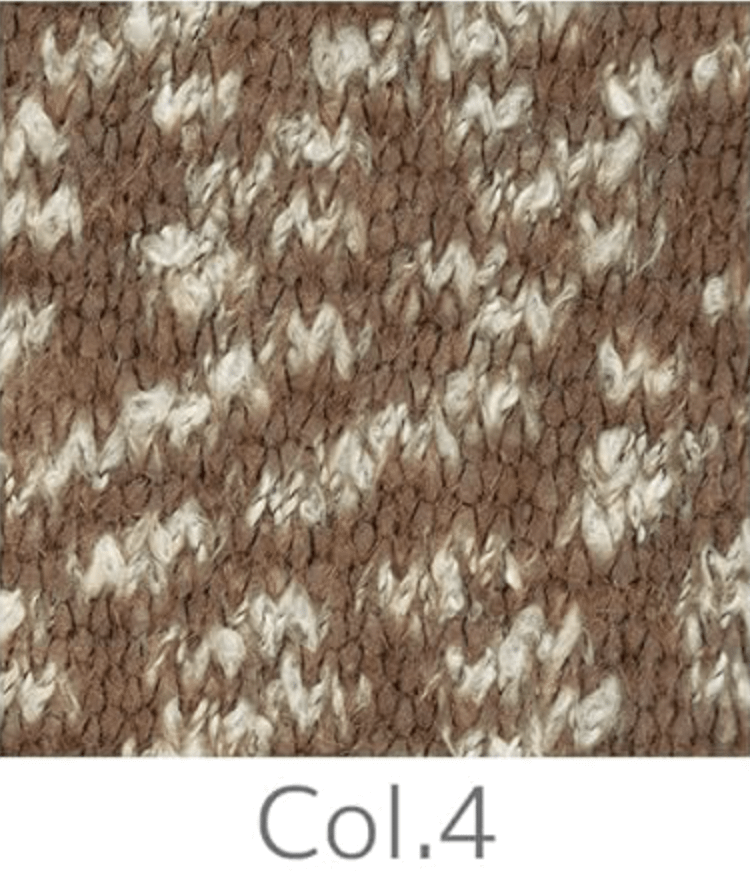 isk-009 かぎ針編む 雪のスヌード 雪花短圍巾｜超值影音材料包 - 色號04｜線上課程＋編織材料包