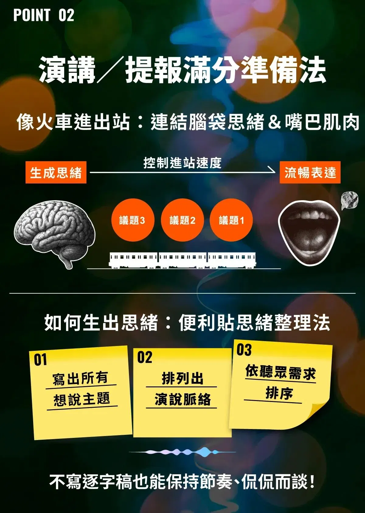 運用便利貼思緒整理法保持職場簡報與提案報告節奏