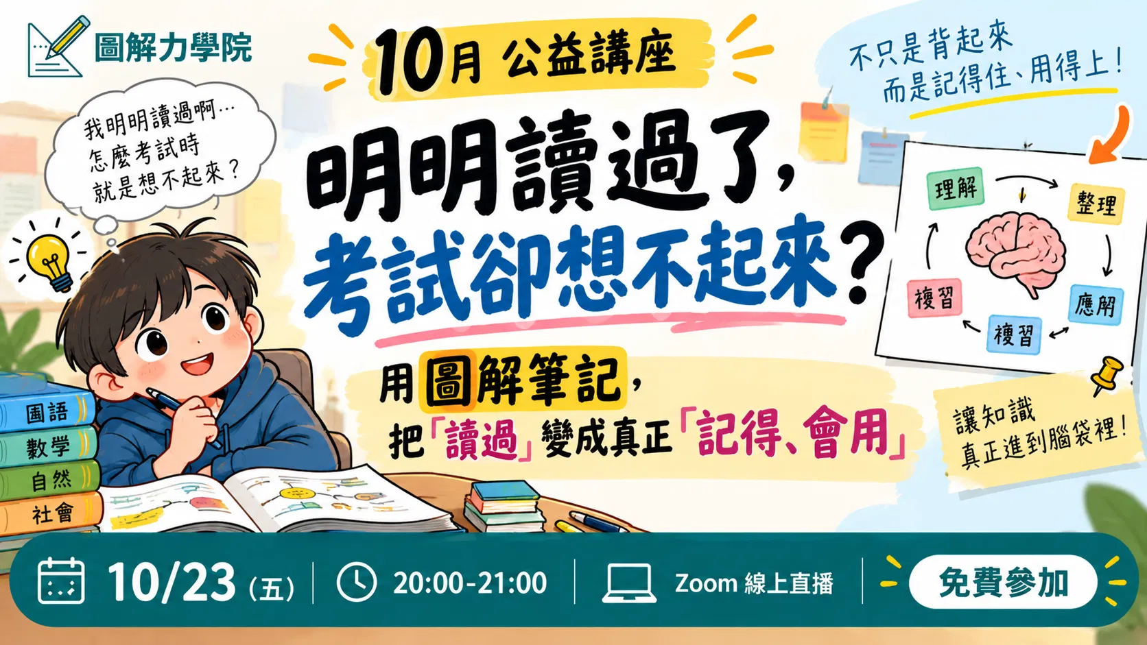 明明讀過了，考試卻想不起來？