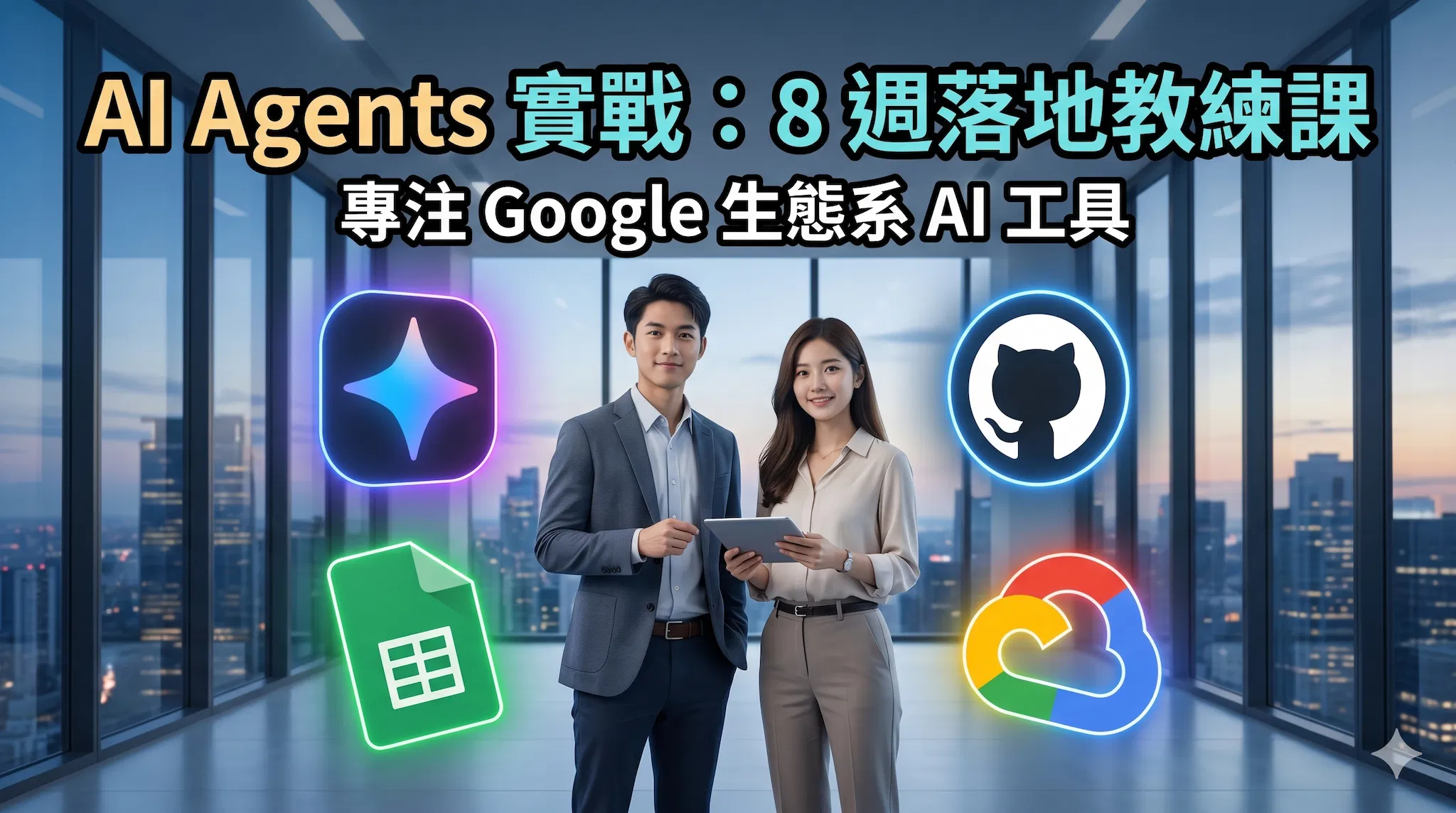 AI Agent 陪跑教練課｜Google 生態系【即將推出，敬請期待...】