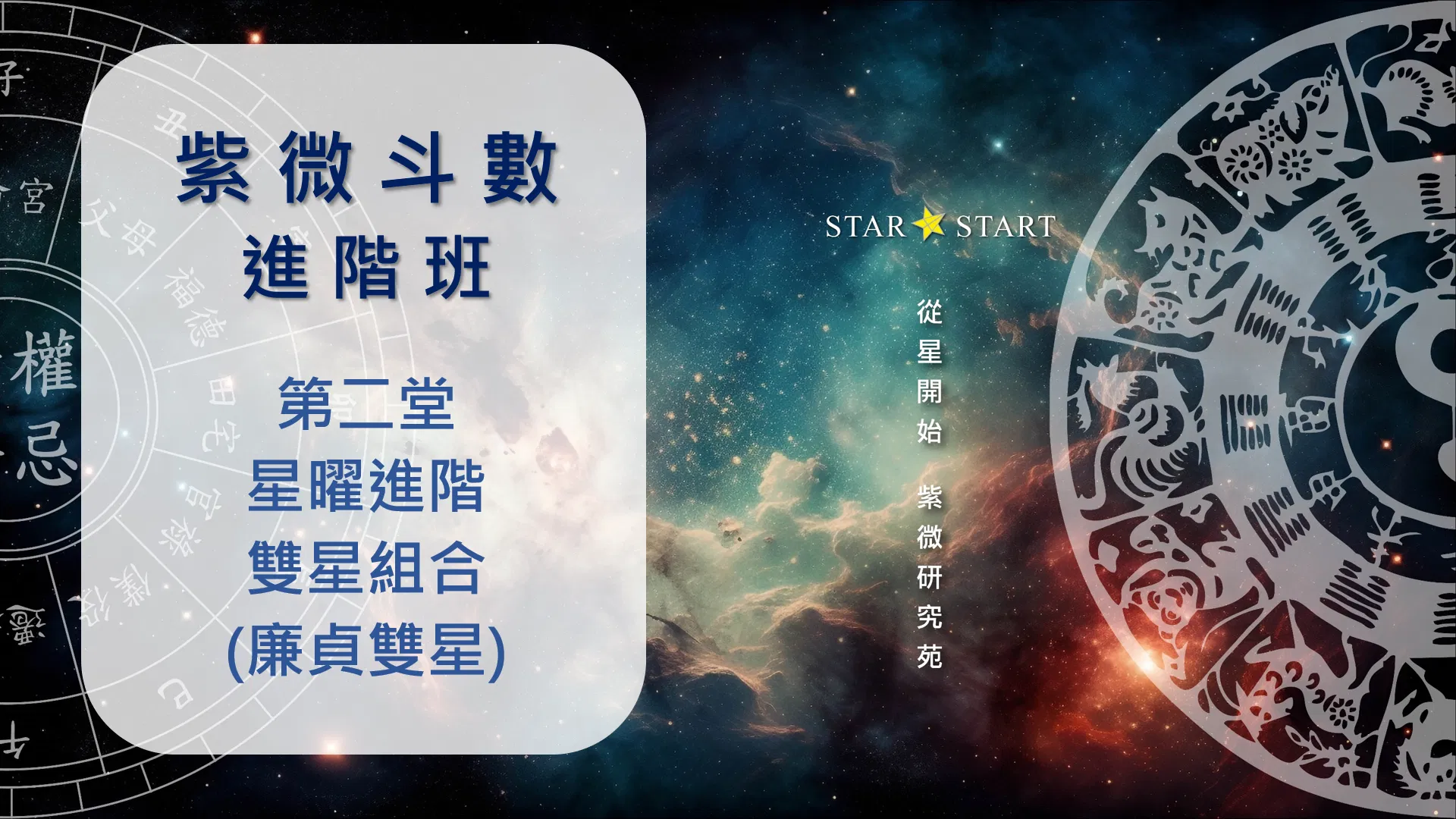 進階班 第二堂 星曜進階-廉貞星 雙星組合
