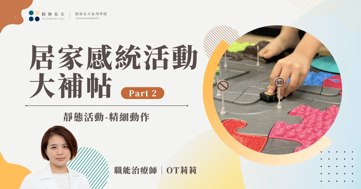 居家感統活動大補帖 Part 2 | 靜態活動- 精細動作