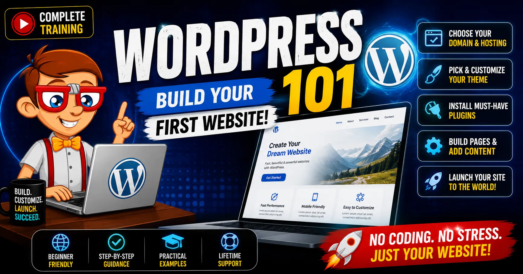 Wordpress 101: Build Your First Website