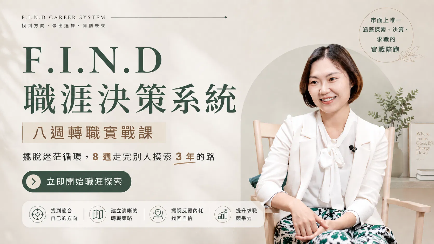 F.I.N.D 職涯決策系統 八週轉職實戰課