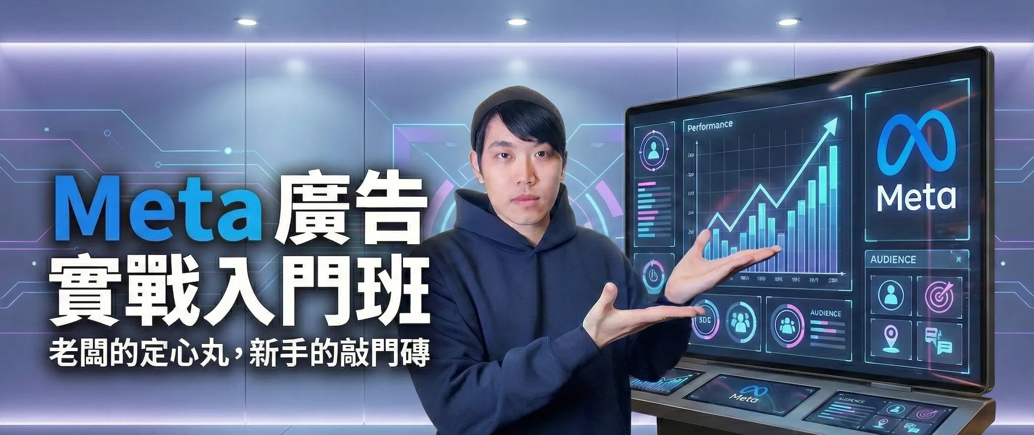 Meta 廣告實戰入門班：老闆的定心丸，新手的敲門磚