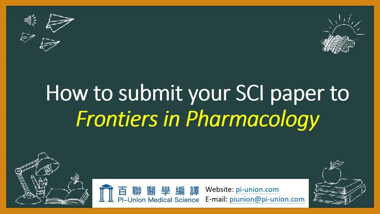 Frontiers in Pharmacology