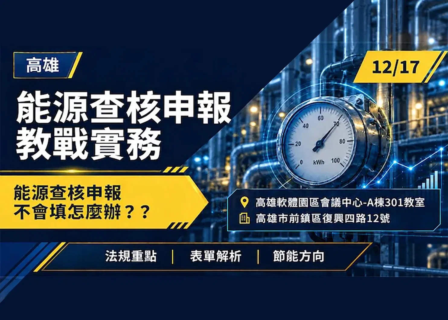 能源查核申報 教戰實務 高雄場