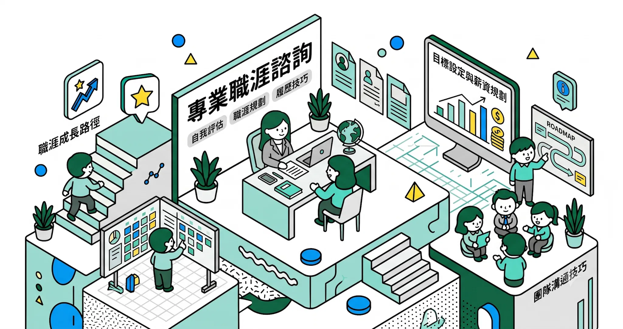 職涯諮詢 | 網羅專業、務實與溫度的職涯引路人