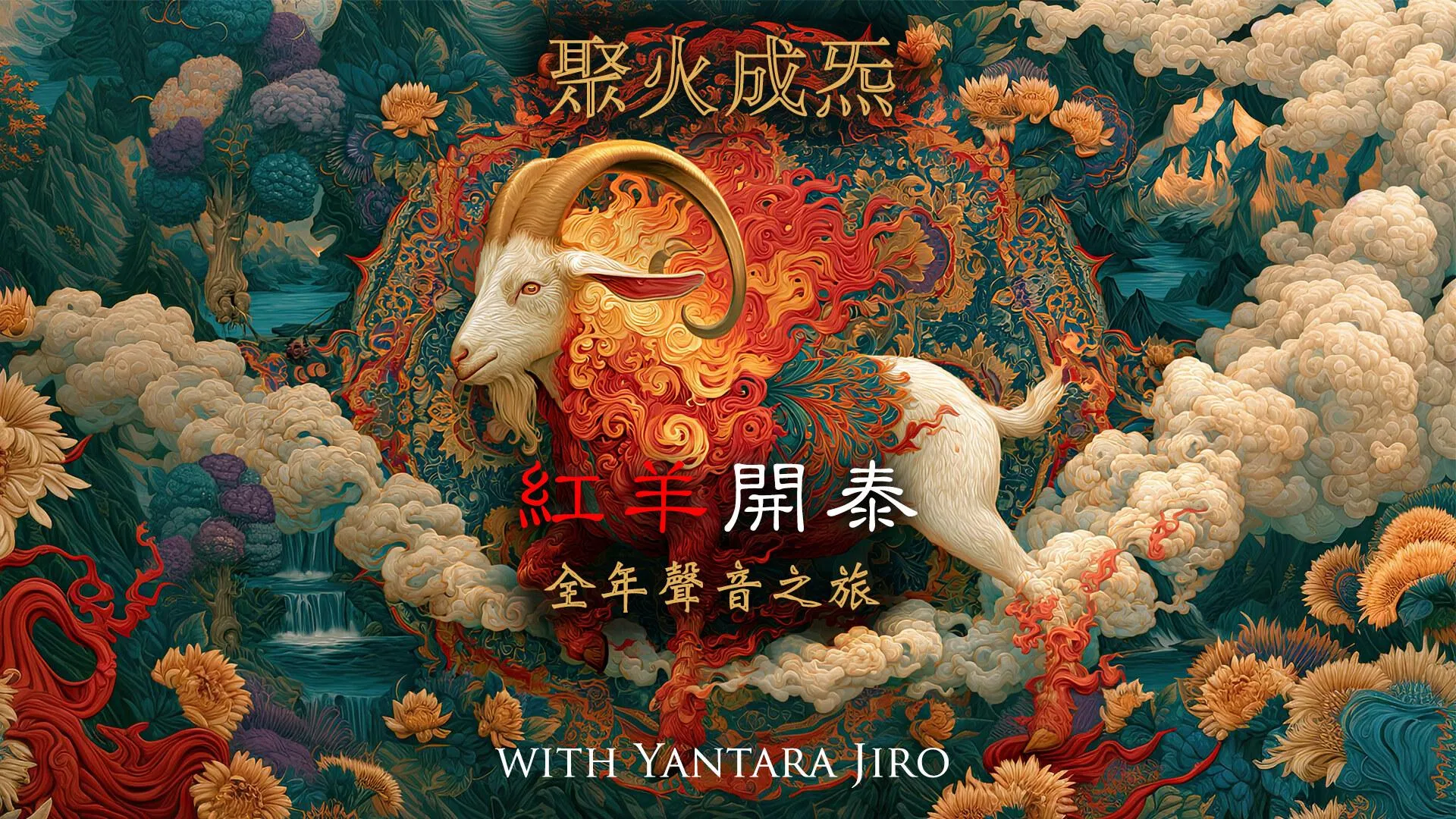 2027 年聲音傳輸與啓動・聚火成炁 ・ 紅羊開泰・聚。養。升。