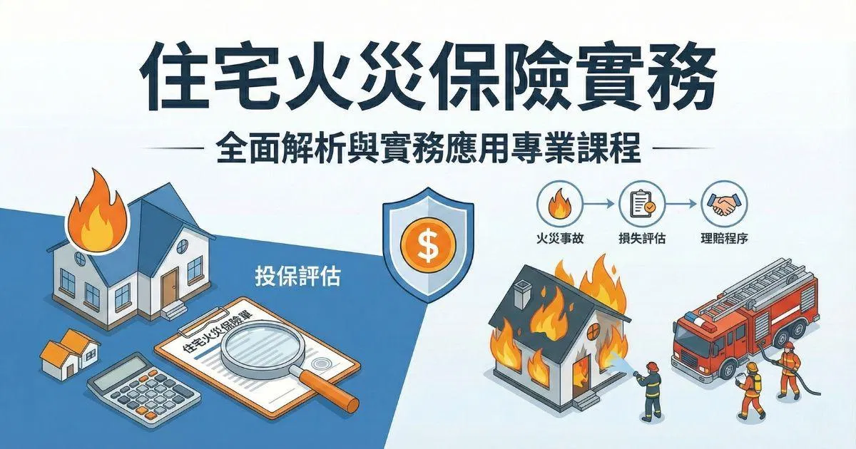 住宅火災保險大師實務課