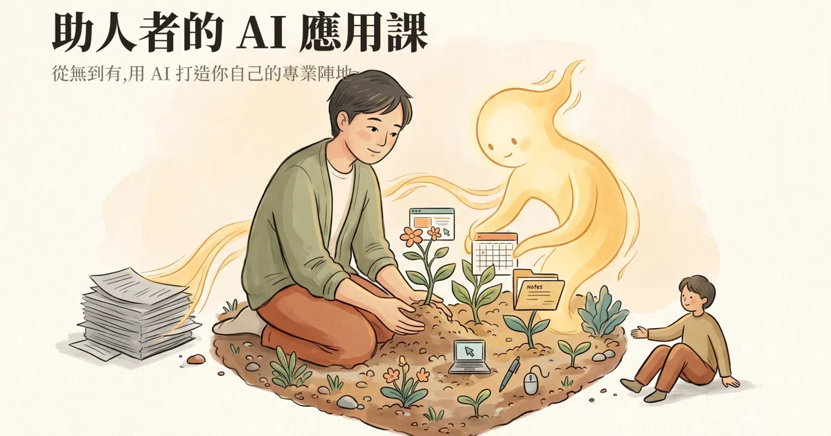 助人者的AI應用課