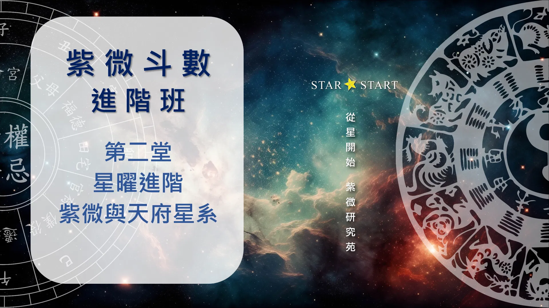進階班 第二堂 星曜進階-紫微與天府星系