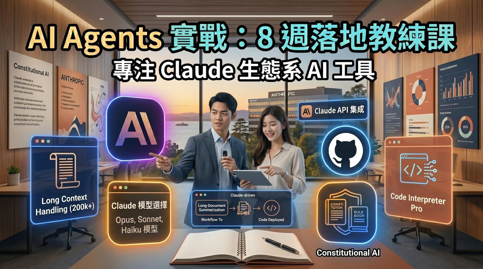 AI Agent 陪跑教練課｜Claude 生態系【即將推出，敬請期待...】