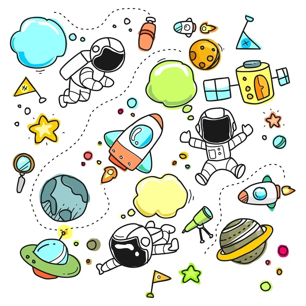 Space Coloring Pack